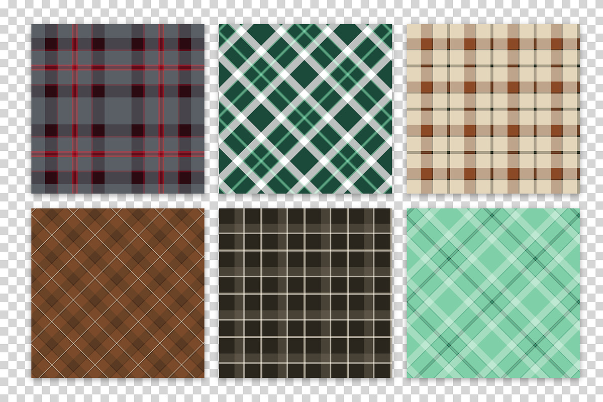 Asymmetric Tartan Pattern Bundle, a Pattern Graphic by Gfx Expert Team (Photo 2 of 3)