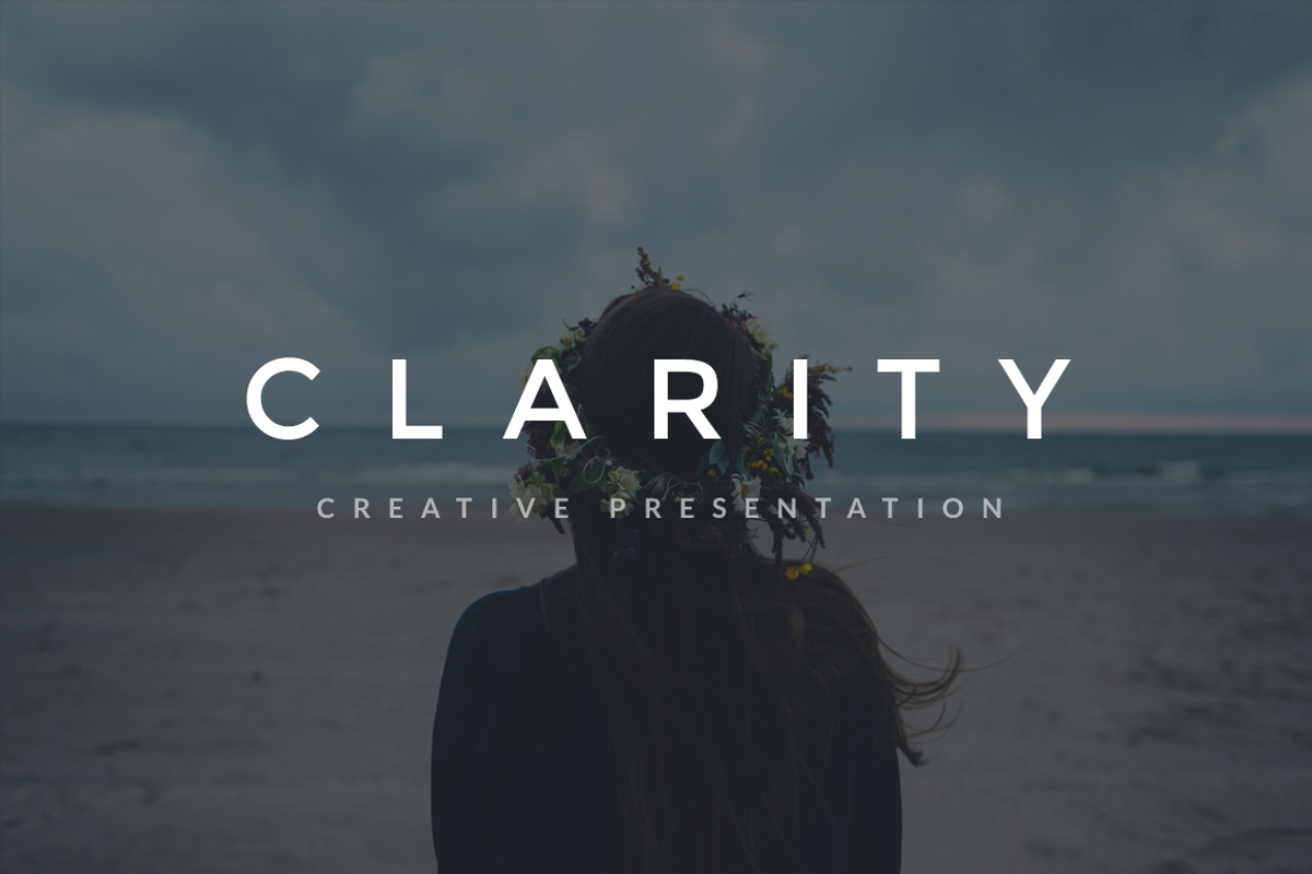 Clarity Google Slides Template, a Presentation Template by Vladislav Muslakov (Photo 1 of 6)