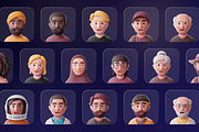 Facely - MetaPeople 3D Avatar, a Characters & Person 3D Model by Illustraly Design (Thumbnail 7 of 7)