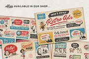 1950s Style Retro Ad Templates, a Templates & Theme by DISTRICT 62 STUDIO (Thumbnail 6 of 6)