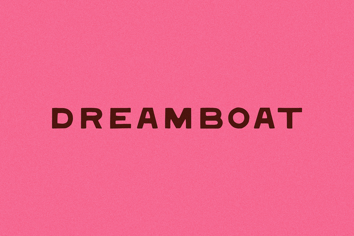 Dreamboat | Dual-Weight Display Type, a Sans Serif Font by Taylor Penton (Photo 1 of 5)