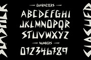 Slasher Font, a Font by MightySHORT (Thumbnail 2 of 4)