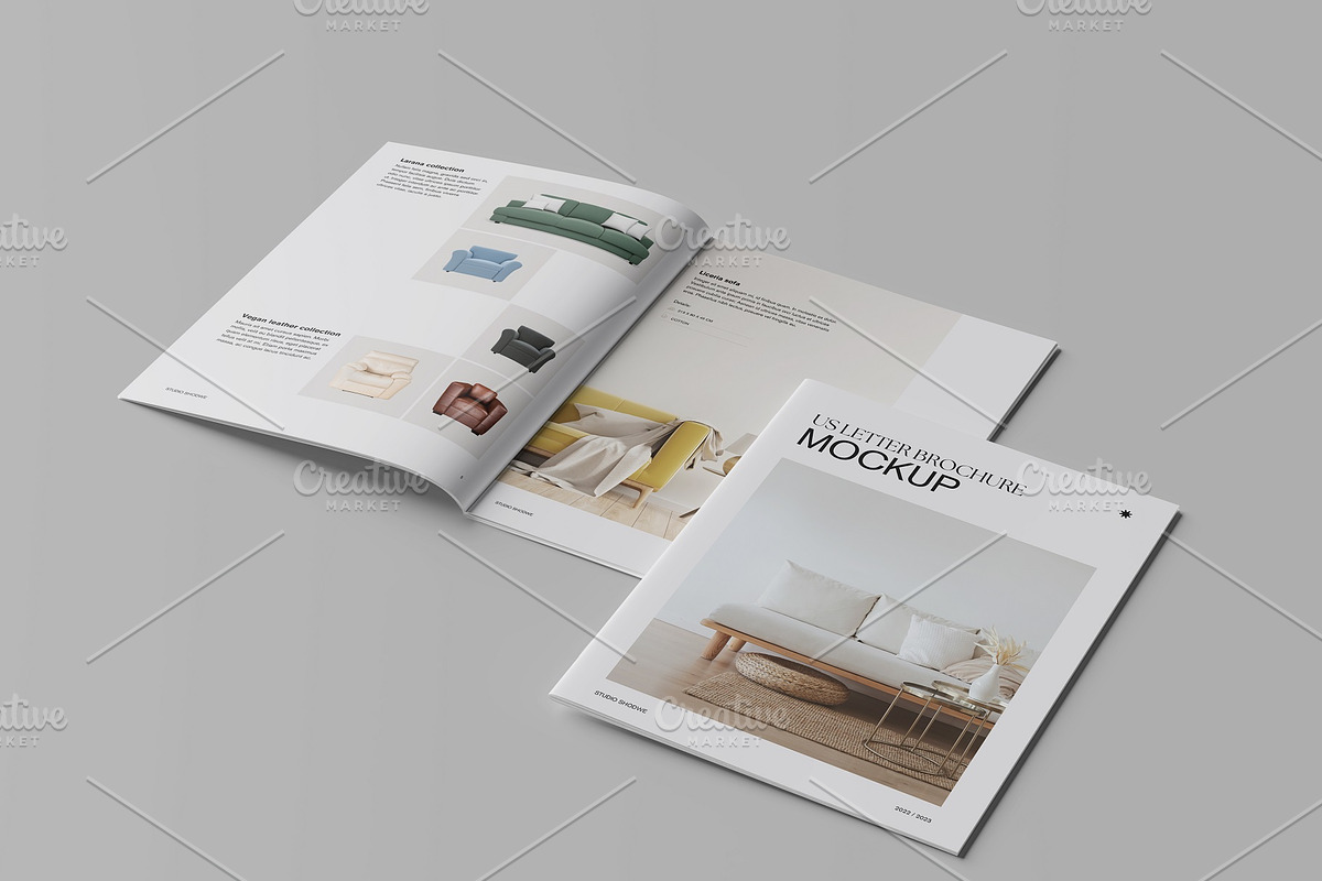 Us Letter Brochure Mockup, a Books & Magazine Mockup by Tokobeta (Photo 6 of 12)
