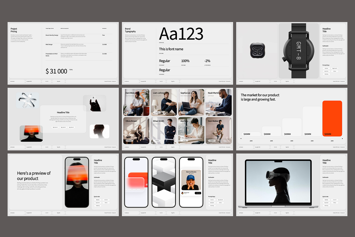 Creative Pitch Deck Presentation preview 4