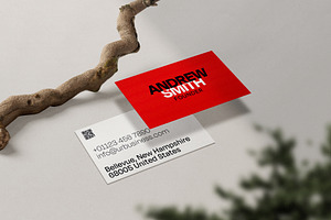 Typography Business Card Template