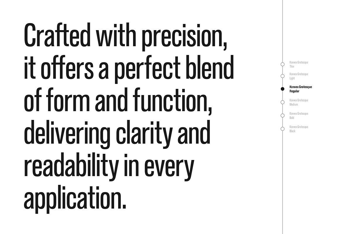 Konvex Grotesque Pro Typeface, a Sans Serif Font by BigBold Type (Photo 13 of 20)