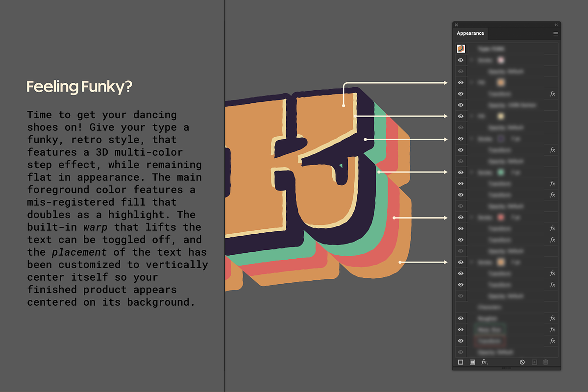 Alive! - Editable Graphic Styles, a Layer Style Add-On by DKNG Studios (Photo 9 of 10)