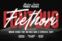 Fiethori Duo Sans Expressive Script