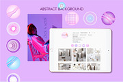 NEON CHIC-backgrounds and elements, a Background Graphic by Collection by VY (Thumbnail 8 of 12)