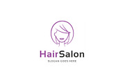 Hair Salon Logo, a Branding & Logo Template by WellMadePixel (Thumbnail 1 of 5)