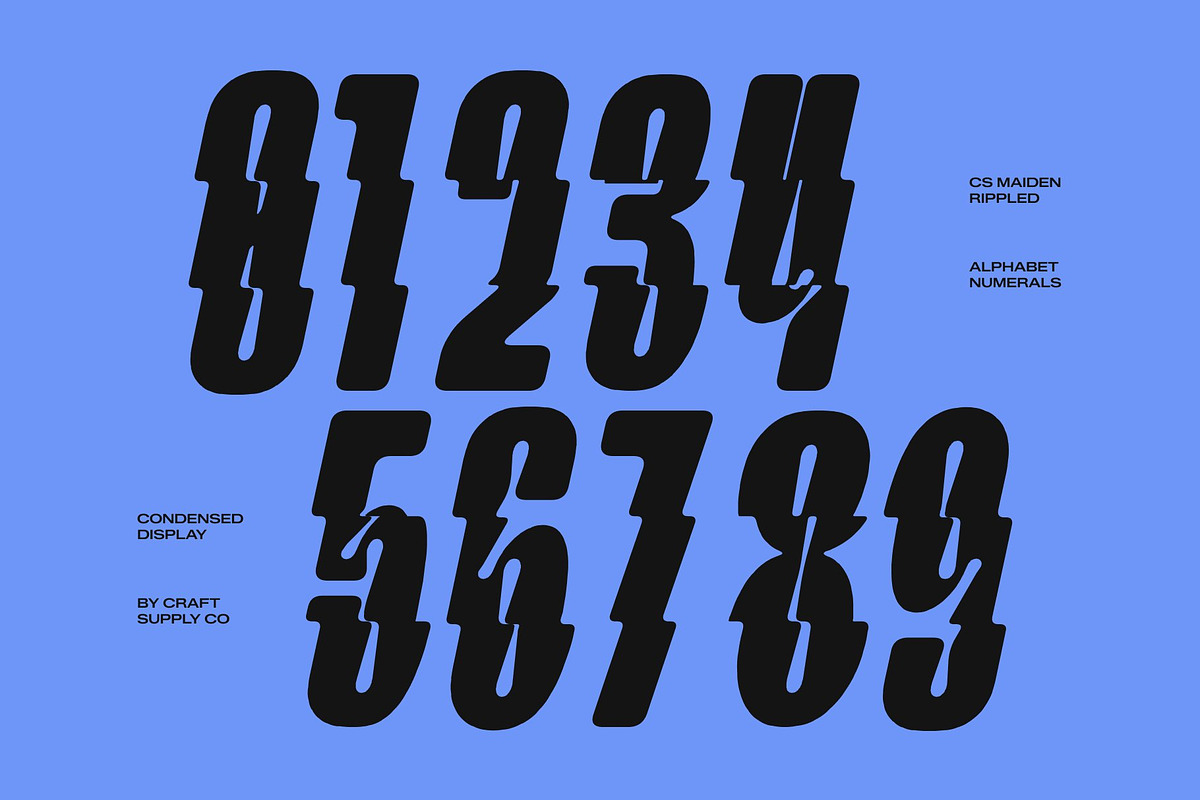 CS Maiden Rippled, a Sans Serif Font by Craft Supply Co. (Photo 5 of 8)