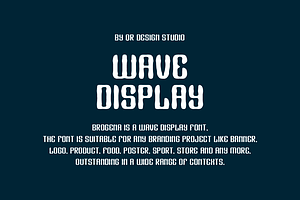 Brogena - Wave & Liquid Font