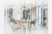 Watercolor Photo Effect, a Layer Style Add-On by dx_vect (Thumbnail 3 of 3)