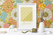 Vintage Floral Feedsack Patterns, a Pattern Graphic by Wild Twig Co (Thumbnail 3 of 5)