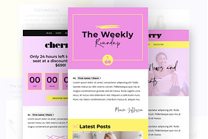 Pink Flodesk Templates