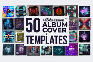 50 Progressive Album Covers Bundle
