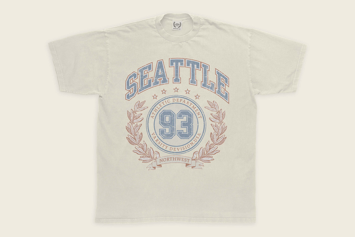 VARSITY Tee | Clothing Production, an Object Graphic by LXXXV | DSGN for Apparel (Photo 2 of 2)