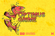 Optimus Grime Photoshop Brushes, a Brush Add-On by Tim Hankins Design (Thumbnail 1 of 6)