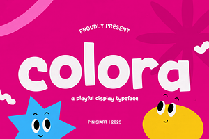 COLORA, a Font by Pinisi ART