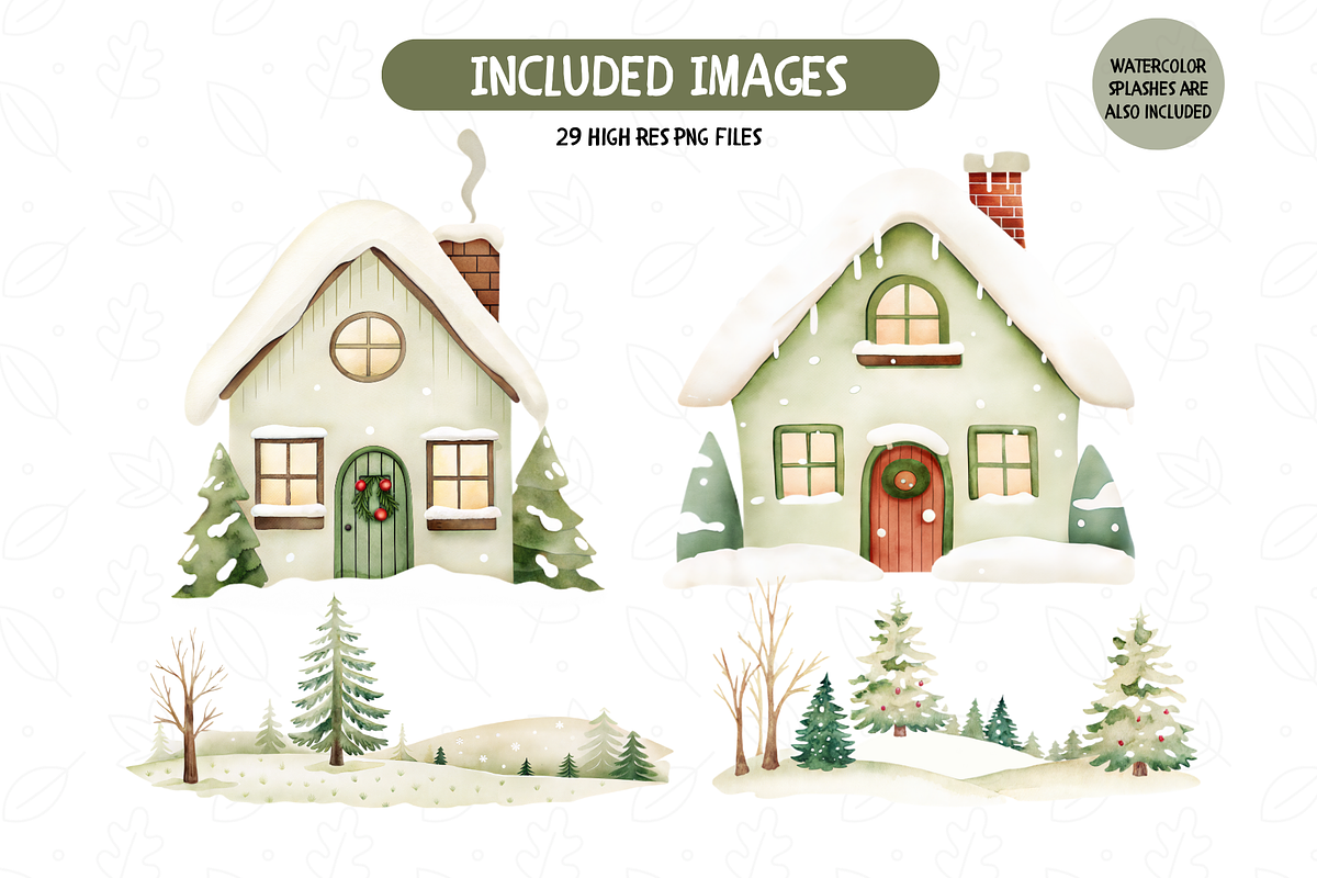 Winter Woodland Animals Clipart, an Illustration by TatiMockup (Photo 4 of 5)
