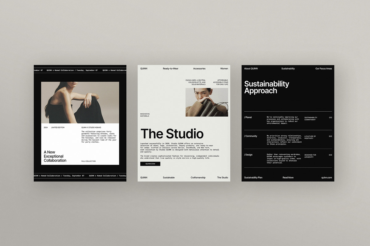 QUINN / Social Media Kit (02), a Social Media Template by Studio Dara (Photo 6 of 18)