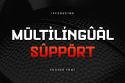 Soccer – Modern Sport Logo Font, a Sans Serif Font by Hamz Studio (Thumbnail 8 of 16)