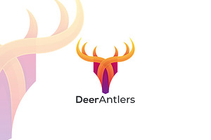 Deer Gradient Colorful Style., a Branding & Logo Template by ModalTampang