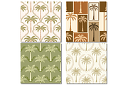 Palm Tree Tropical Seamless Patterns, a Pattern Graphic by wind mill (Thumbnail 3 of 3)