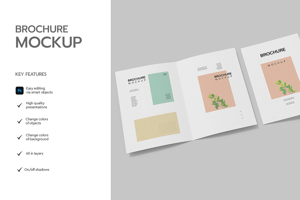 Brochure Mockup PSD Template