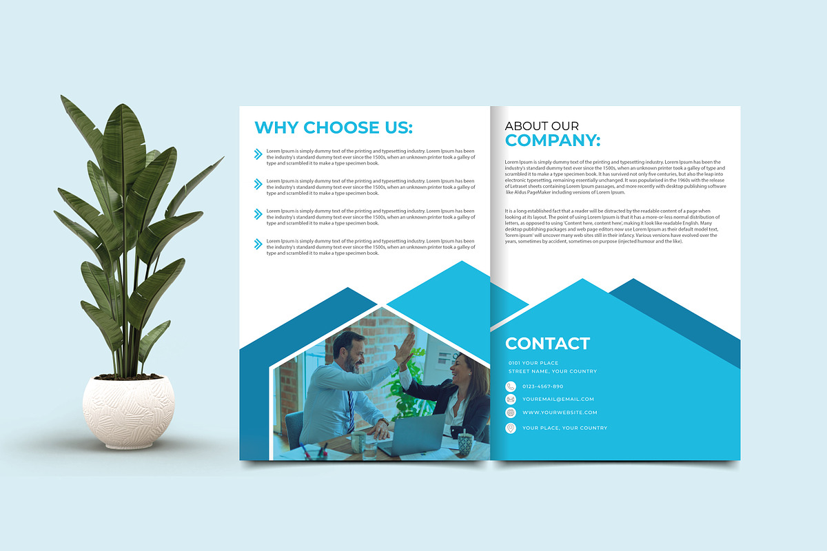Creative Business Brochure Template, a Brochure Template by taieefbakshi (Photo 3 of 3)