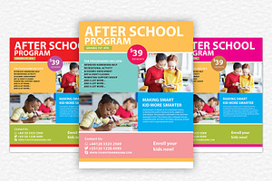 Kids School Flyer Template