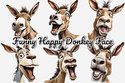 Funny Happy Donkey Face, an Illustration by Gemstone (Thumbnail 1 of 4)