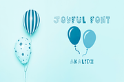JOYFUL, a Font by Dz Akali (Thumbnail 1 of 5)