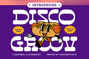 Disco Groov Playful Serif Font