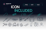 Angiography & IR Icon Set (20 Icons), an Outline Icon by Iconic Era (Thumbnail 2 of 3)