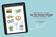 Big City Digital Stickers Goodnotes, an Object Graphic by Bella+Sophia Creative (Thumbnail 1 of 3)