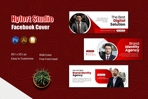 Hyfort Studio - Facebook Cover, a Social Media Template by Esensifiksi.studio