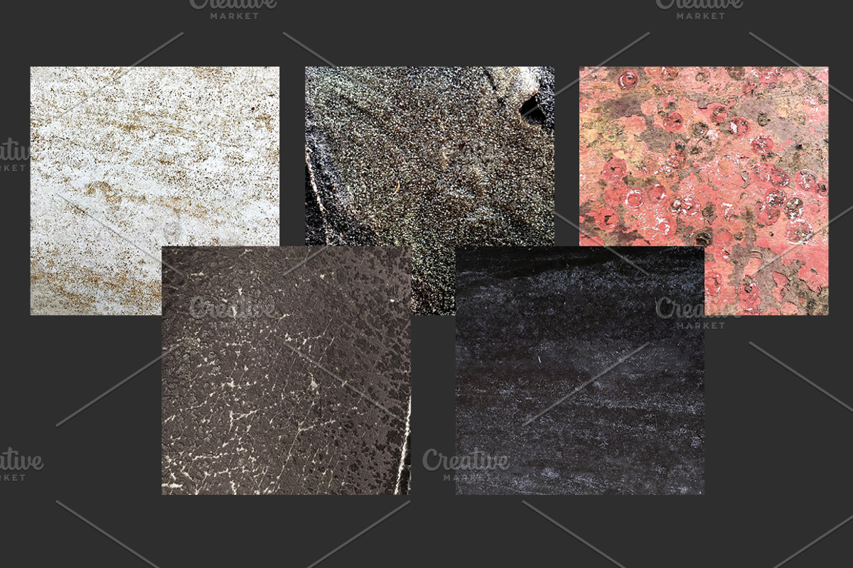 Rust & Grunge Background Textures, a Texture Graphic by M. by mprintly (Photo 3 of 7)