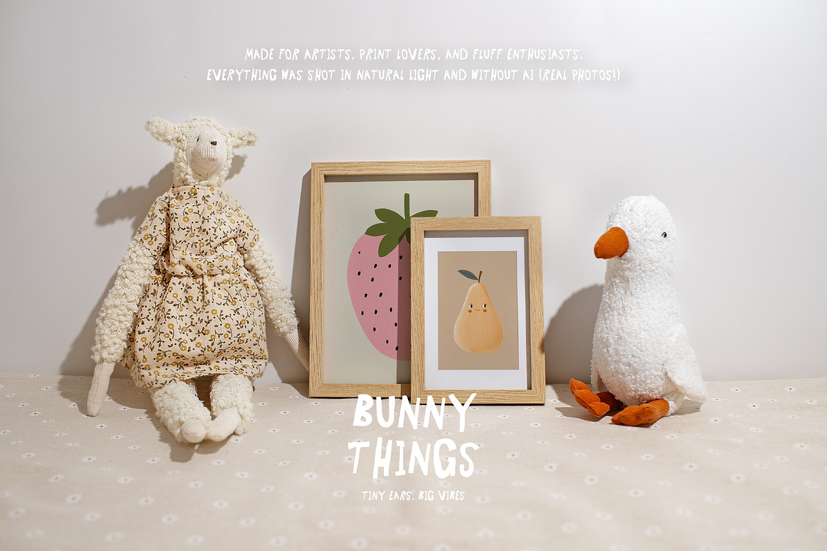Bunny Things 45 Frame & Card Mockups, a Product Mockup by Muse Mockups (Photo 5 of 16)