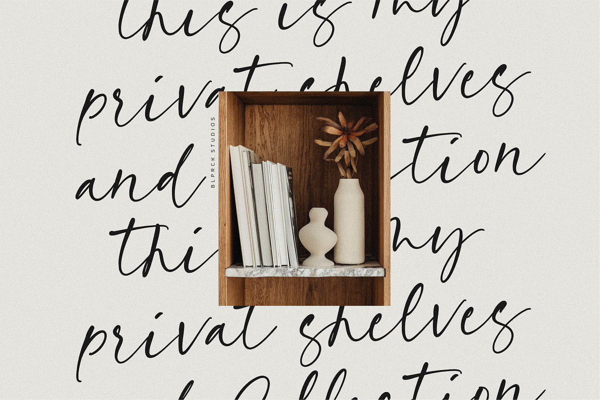 Hillary Kimber Handwritten Font, a Script Font by Balpirick Studio (Photo 3 of 6)