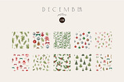 DECEMBER Watercolor Winter Set, an Object Graphic by Kaleriia (Thumbnail 11 of 13)