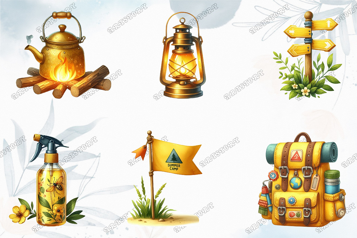 Yellow Summer Camping Sublimation, a Graphic by designcity5 (Photo 3 of 5)
