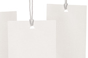 Clothes label tag blank white mockup, an Advertising Mockup by Olha Klein (Thumbnail 3 of 3)