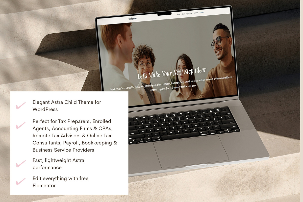 Bridgeway Tax Preparation Website, a WordPress Template by Templatelabsdesign (Photo 10 of 10)
