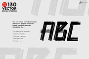 130 Vector Brush strokes collection., a Brushes & More by JAZZ STUDIO (Thumbnail 5 of 12)