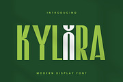 Kylora – Modern Display Font, a Sans Serif Font by Randi Irvan | Rvandtype (Thumbnail 1 of 10)