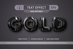 5 Metal Editable Text Effects