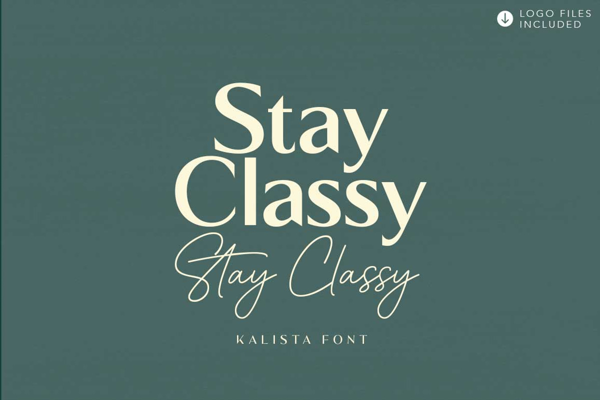 Kalista Font Duo + Logo, a Serif Font by Mulkan Nazir (Photo 7 of 18)