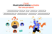 School & Education - 2D Illustration, an Education Illustration by orenjidesign (Thumbnail 3 of 8)