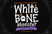 White Bone Monster, a Symbol Font by BBtypeStudios (Thumbnail 1 of 11)